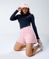 Pink Pleated Short